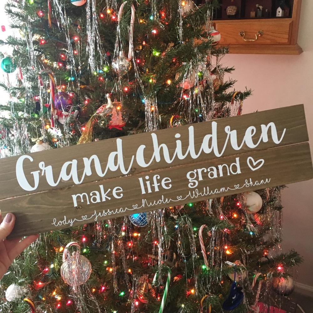 Custom grandma sign